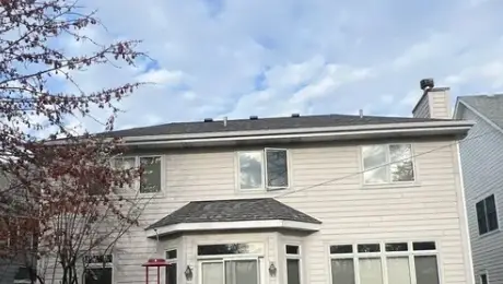 Hailstorm damage to roofs in Hinsdale