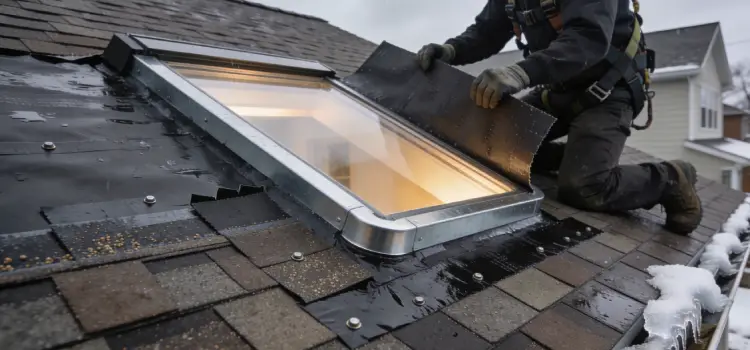 Skylight selection, installation, waterproofing - Boxer Exteriors seals it tight to stop leaks