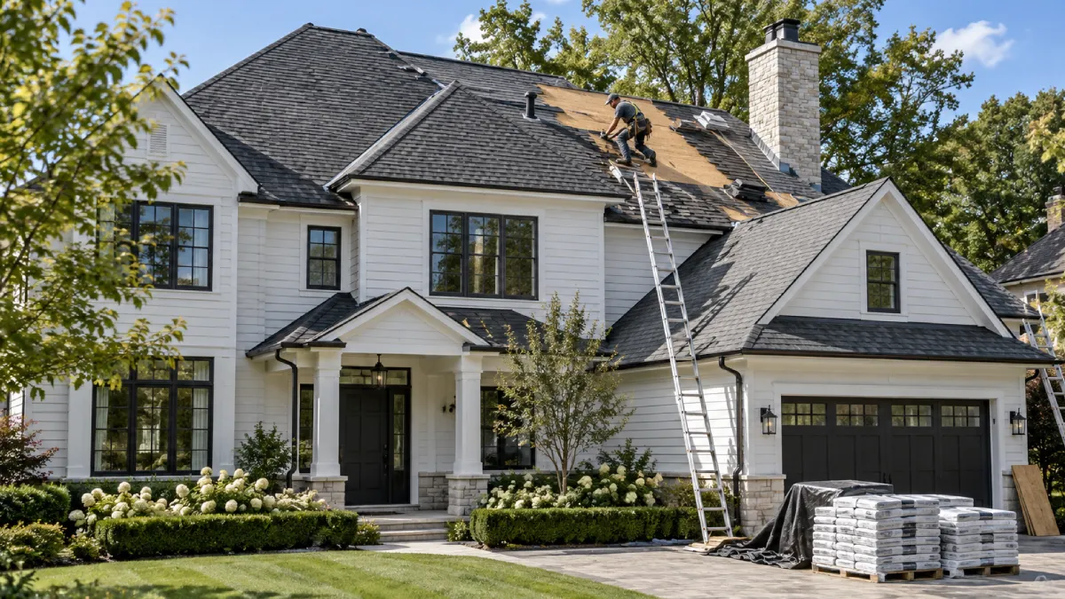 Roof Replacement Cost Factors for Oak Brook Homes