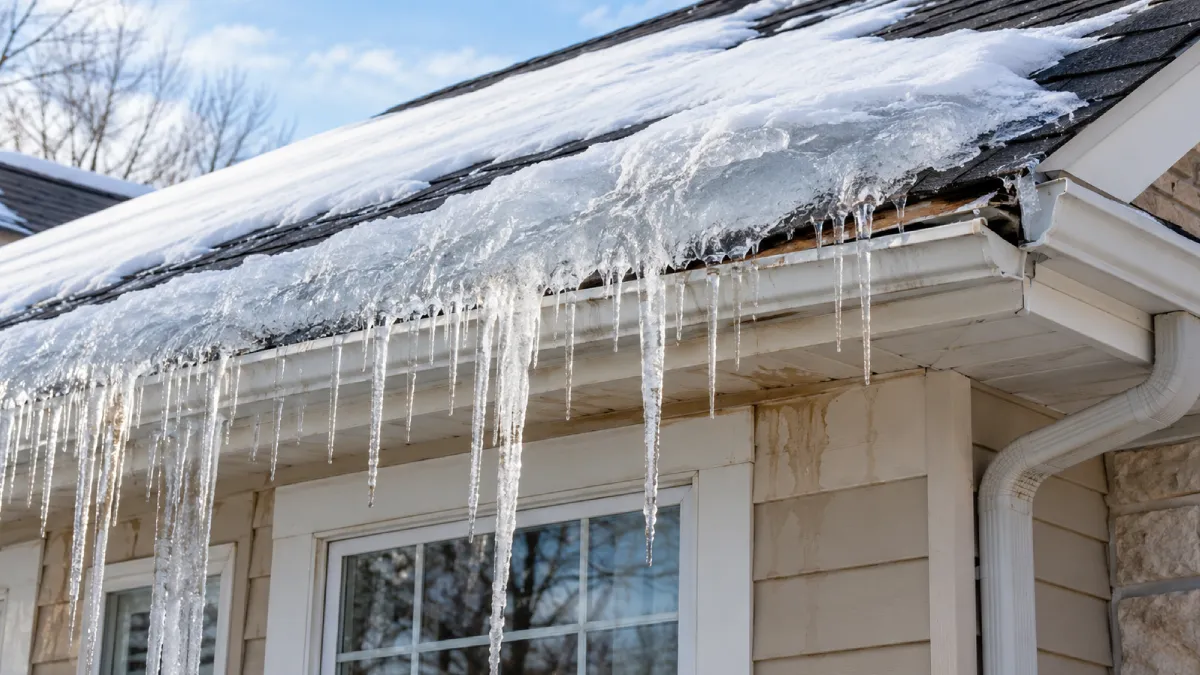 When an Ice Dam Means More Than Icicles